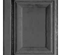 Grandeco Life Wood Panels Black Wallpaper A49203
