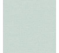 Grandeco Linen Textured Plain Wallpaper, Aqua Blue