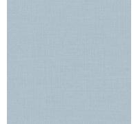 Grandeco Linen Textured Plain Wallpaper, Blue