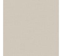Grandeco Linen Plain Light Grey Taupe Wallpaper