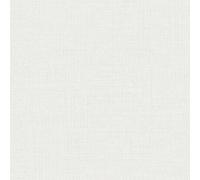 Grandeco Linen Textured Plain Wallpaper, Light Grey