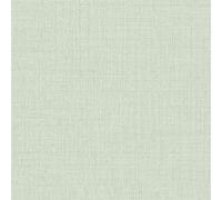 Grandeco Linen Textured Plain Wallpaper 10m x 53cm Sage Green, Green