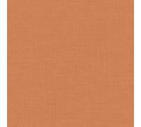 Grandeco Linen Textured Plain Wallpaper, Terracotta Orange, Orange