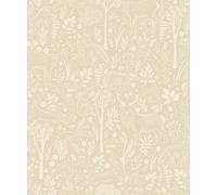 Grandeco Little Dreamers Cream Nursery Kids Room Paste The Wall Wallpaper