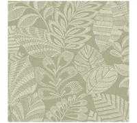 Grandeco Madou Floral Wallpaper Green Textured Botanical Paste The Wall Vinyl
