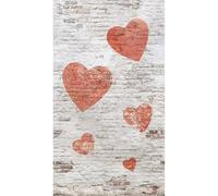 Grandeco Mural Brick Heart Mural ML2301