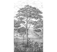 Grandeco Mural Etch Trees Mural A56702