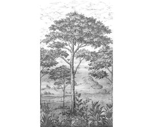 Grandeco Mural Etch Trees Mural A56702