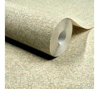 Grandeco Omuri Boucle Twill Effect Semi-Plain Blown Vinyl Wallpaper, Green