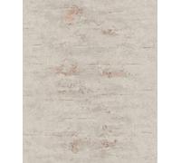 Grandeco Orion Rocca Concrete Industrial Stone Distressed Metallic Copper Grey Wallpaper On4202