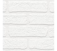 Grandeco Paintable St Ives Brick Effect Textured Wallpaper