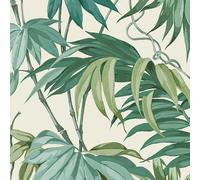 Grandeco Palm House Green Wallpaper Botanical Textured Paste The Wall Vinyl