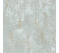 Grandeco Pikly Distressed Shimmer Rustic Artisan Plaster Effect Wallpaper, Teal Grey Gold