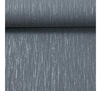 Grandeco Plain Black Charcoal Crystal Metallic Glitter Textured Vinyl Wallpaper