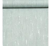 Grandeco Plain Green Metallic Wallpaper Textured Shimmer, Washable, Peelable, Paste The Paper (Full Roll)