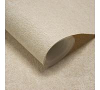 Grandeco Plaster Effect Casper Blown Vinyl Beige Wallpaper