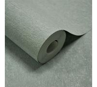 Grandeco Plaster Effect Casper Blown Vinyl Aqua Wallpaper