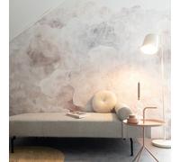 Grandeco Roomblush Dreamy Heaven Eco 4 Lane Repeatable Wallpaper Mural 200 X 285Cm, Beige Blush