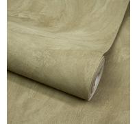 Grandeco Serra Rustic Limewash Chalk Paint Distressed Plaster Effect Textured Wallpaper, Deep Neutral Moss