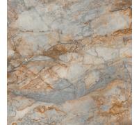 Grandeco Siena Photorealistic Stone Effect Textured Wallpaper, Rust & Navt