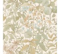 Grandeco Sketch Effect Glade Textured Wallpaper, Sage Green