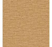 Grandeco Telma Slubbed Fabric Hessian Textured Luxury Wallpaper, Burnt Orange, Orange