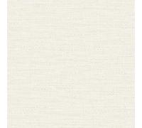 Grandeco Telma Slubbed Fabric Hessian Textured Luxury Wallpaper, White, White