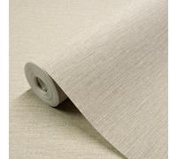 Grandeco Telma Taupe Hessian Fabric Effect Embossed Wallpaper
