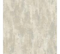 Grandeco Venetian Distressed Plaster Blown Vinyl Wallpaper, Greige