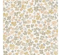 Grandeco Veronica Ditsy Daisy Floral Nursery Textured Wallpaper, Ochre Beige