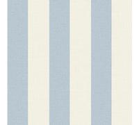 Grandeco Maison Striped Blue Wallpaper Textured Paste The Wall Vinyl
