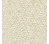 Grandeco Yuno Geometric Fabric Diamond Weave Textured Wallpaper, Neutral