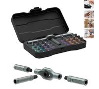 Grandecy 24 in 1 Magnetic Ratchet Screwdriver Set, Multifunctional DIY Ratchet Mini Screwdriver Set, Precision Mini Screwdriver Sets for Furniture, Computer, Bicycle Repair (1 Set)