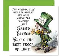 Grandfather Birthday Card, Mad as a Hatter