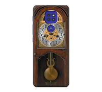 Grandfather Clock Antique Wall Clock Case Cover For Motorola Moto G9 Play