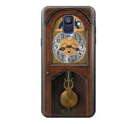 Grandfather Clock Antique Wall Clock Case Cover For Samsung Galaxy A6 (2018)