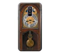 Grandfather Clock Antique Wall Clock Case Cover For Samsung Galaxy A6+ (2018), J8 Plus 2018, A6 Plus 2018