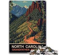 Grandfather Mountain SD Adult Jigsaw Puzzles 1000 Pieces, Challenging Game And Family Play Educational Game for Birthday, Chrismas 1000pcs(50x75cm)