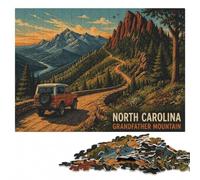 Grandfather Mountain SD Wooden Jigsaw Puzzle for Adults, 1000 Pieces