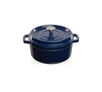 Grandfeu Blue Cast Iron Pot, 3.5L - Stylish & Durable With Lid, Ideal For Cooking And Baking