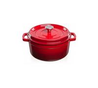 Grandfeu Red Cast Iron Pot, 3.5L With Lid - Stylish And Durable Kitchen Essential