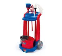 Grandi Giochi - Trolley Cleaning Vileda for Kids, The Original Toy Version with Broom, Washcloth, Mop and Bucket, IAM01200