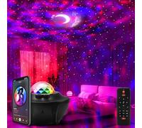 Grandisk Galaxy Projector with Music LED Star Light Remote Control for Bedroom Night Light for Kids Adults Wedding Christmas