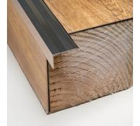 Grandismo® 15mm Self-Adhesive Stair Nosing Standard 3ft / 0.9metres / 90cm / 900mm Length Stick-Down Stair Edging Strip for Steps/Stairs - Grey