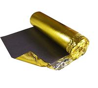 Grandismo 5mm , 6mm or 7mm Super Gold Underlay - Choose Any Size - for Wood / Laminate Flooring - Provides Acoustic Sound and Impact Reduction - (6mm, 15m2 (1m x 15m))