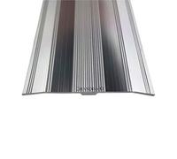 Grandismo® - Extra Wide Carpet Cover Threshold Strip - Extra Long 9ft / 2.7m / 270cm / 2700mm - 61mm Width - Screw Down - Flooring Trim Metal Doorbar - Silver