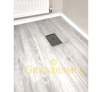 Grandismo Rigid Core Click Vinyl Flooring - Sold Per 1m2 - LVT - V-Groove - Embossed - Water Resistance - 30 Year Warranty* - Water Proof* - Ideal For Bathroom/Kitchen/Lounge/Dining Area