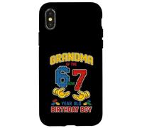 Grandma 67 Meme Birthday 7 Years Old Building Blocks Bricks Case for iPhone X/XS