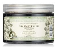 GRANDMA AGAFIA natural Siberian black soap for hair and body 37 herbs 500ml