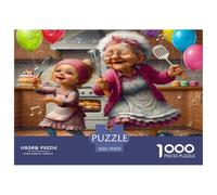 Grandma And Child Cooking_1 Smooth Surface Pieces Great for Improving Patience, Focus And Cognitive Ability in Spare Time 70x50cm/1000pcs